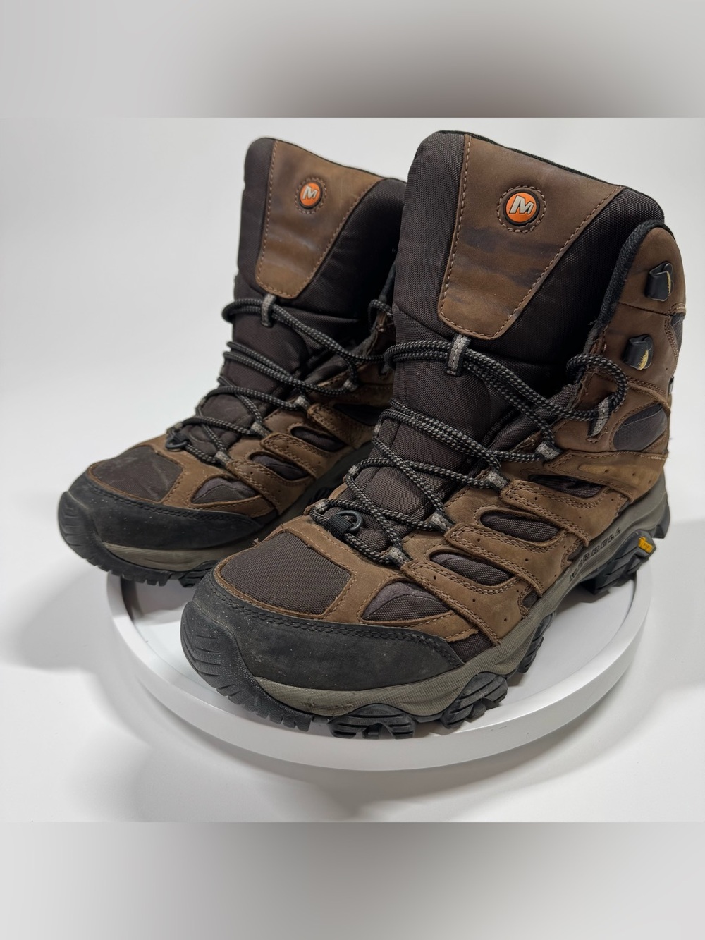 Merrell Men's Moab 3 Apex Mid Bracken Waterproof Hiking Boots Vibram Mens 12